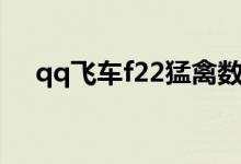 qq飞车f22猛禽数据（qq飞车f22猛禽）