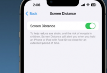 如何通过 iOS 17 中的屏幕距离减少眼睛疲劳