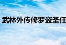 武林外传修罗盗圣任务（武林外传修罗盗圣）