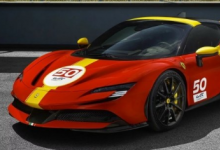 超级混合动力法拉利 SF90 Stradale 试穿 Lehman 499P 的涂装