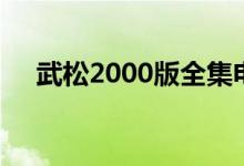 武松2000版全集电视剧（武松2000版）