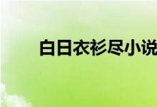 白日衣衫尽小说免费（白日衣衫尽）