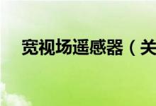 宽视场遥感器（关于宽视场遥感器介绍）