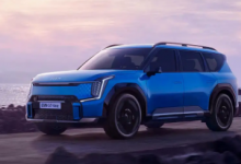新款 2023 款起亚 EV9 在英国售价 64,995 英镑起