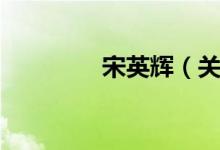 宋英辉（关于宋英辉介绍）