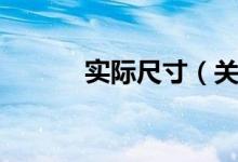 实际尺寸（关于实际尺寸介绍）