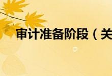 审计准备阶段（关于审计准备阶段介绍）