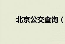 北京公交查询（北京公交地图查询）