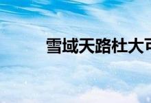 雪域天路杜大可结局（雪域天路）