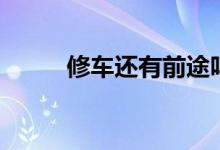 修车还有前途吗（修车有前途吗）