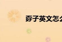孬子英文怎么说（婊子英文）