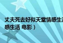 丈夫死去好似天堂情感生活电影(好似天堂 丈夫去世后的情感生活 电影)