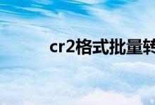 cr2格式批量转换jpg（cr2格式）