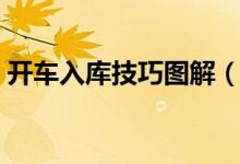 开车入库技巧图解（开车看后视镜技巧图解）