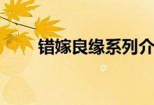 错嫁良缘系列介绍（错嫁良缘系列）