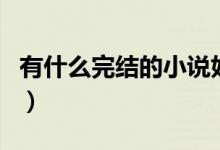 有什么完结的小说好看（什么小说好看完结的）