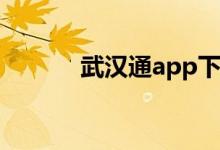 武汉通app下载安装（武汉通）