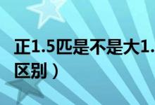 正1.5匹是不是大1.5匹（正1 5匹和大1 5匹的区别）
