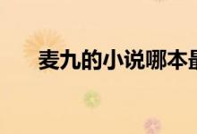 麦九的小说哪本最好看（麦九的小说）