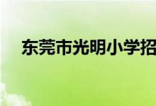 东莞市光明小学招生（东莞市光明小学）