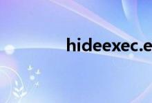 hideexec.exe（hide exe）