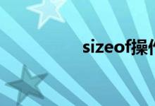 sizeof操作符（sizeof）