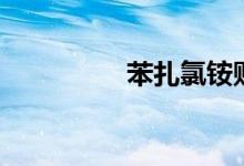苯扎氯铵贴（苯扎氯铵）