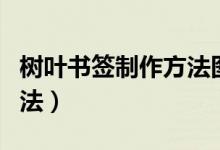 树叶书签制作方法图片视频（树叶书签制作方法）