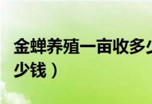 金蝉养殖一亩收多少钱啊（金蝉养殖一亩收多少钱）
