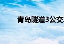 青岛隧道3公交车路线（青岛隧道）