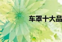 车罩十大品牌排名（车罩）
