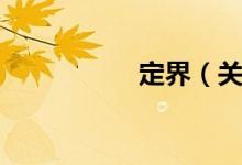 定界（关于定界介绍）