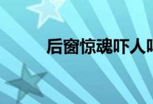 后窗惊魂吓人吗（后窗惊魂结局）