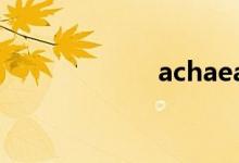 achaean（acha）