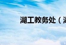 湖工教务处（湖工教学管理平台）