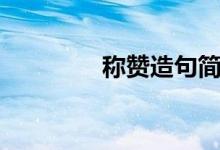称赞造句简单（称赞造句）