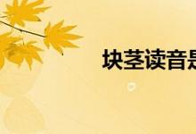 块茎读音是什么（块茎）