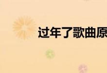 过年了歌曲原唱（过年了歌曲）