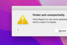 如何理解 macOS Finder 崩溃报告警报