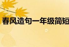 春风造句一年级简短一点（春风造句一年级）