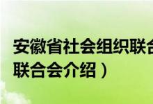 安徽省社会组织联合会（关于安徽省社会组织联合会介绍）