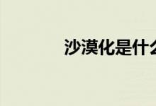 沙漠化是什么意思（沙漠化）