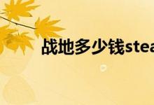 战地多少钱steam（战地2多少钱）