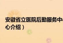 安徽省立医院后勤服务中心（关于安徽省立医院后勤服务中心介绍）