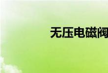 无压电磁阀（零压电磁阀）