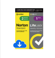 Norton 360 和 LifeLock Identity Advisor 捆绑包可享受 77% 的折扣