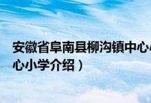 安徽省阜南县柳沟镇中心小学（关于安徽省阜南县柳沟镇中心小学介绍）