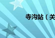 寺沟站（关于寺沟站介绍）