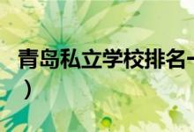 青岛私立学校排名一览表(青岛私立学校排名)
