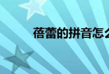 蓓蕾的拼音怎么读音写的（蓓蕾）